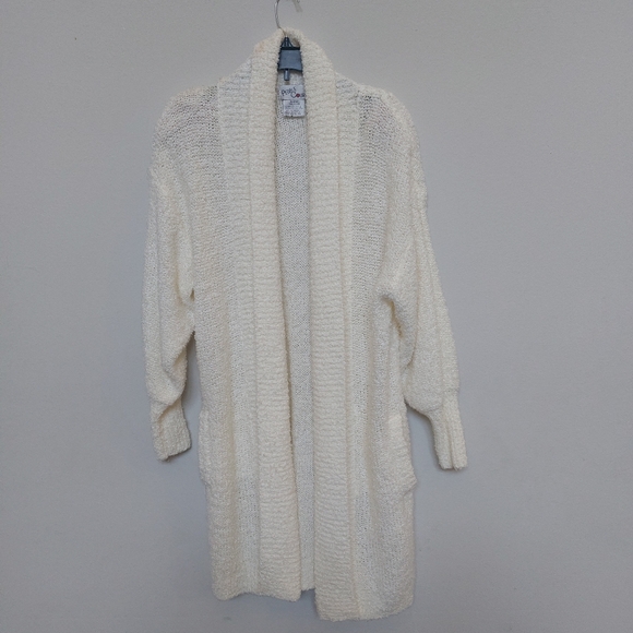 PEBBLE COURT Long Chunky Duster Cardigan Size Medium. - Picture 10 of 11